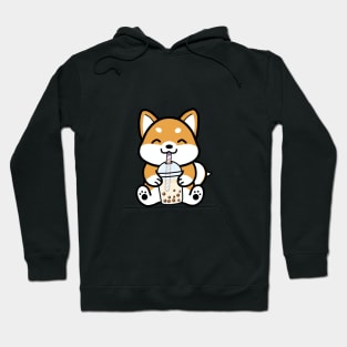 Shiba Loves Bubble Tea! Hoodie